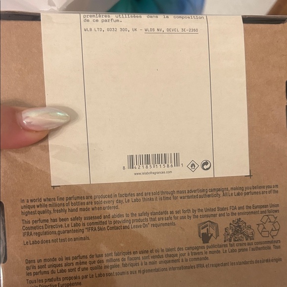 NWT Le Labo Santal 33 Fragrance Box 3.4 FL 100 ML - Picture 5 of 7